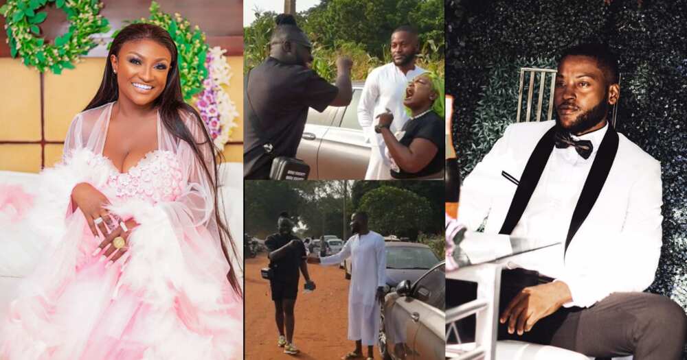 Fans React To Abena Moet's Husband Wardrobe Malfunction at Kejefair