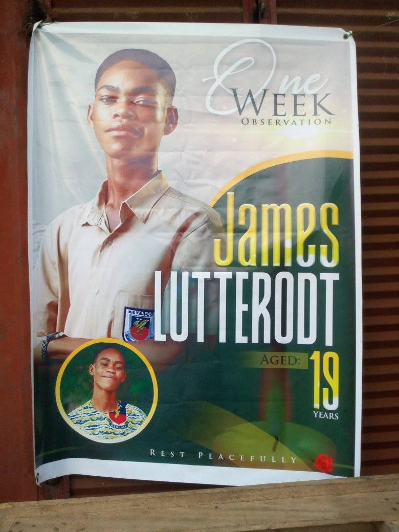 Poster of James Lutterodt.