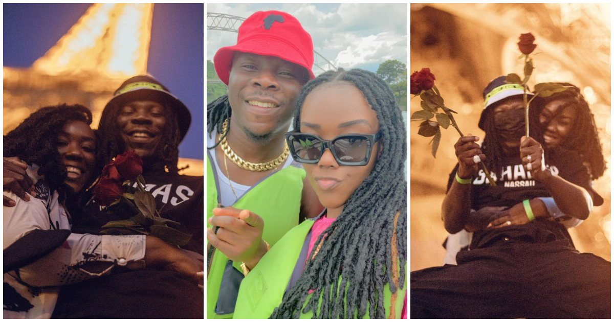 Stonebwoy and wife, Dr Louisa Satekla celebrate 5 years together, Fans gush over them