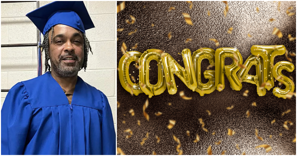 Resilient Black man returns to school to bag high school diploma at 45, says "I am very proud"