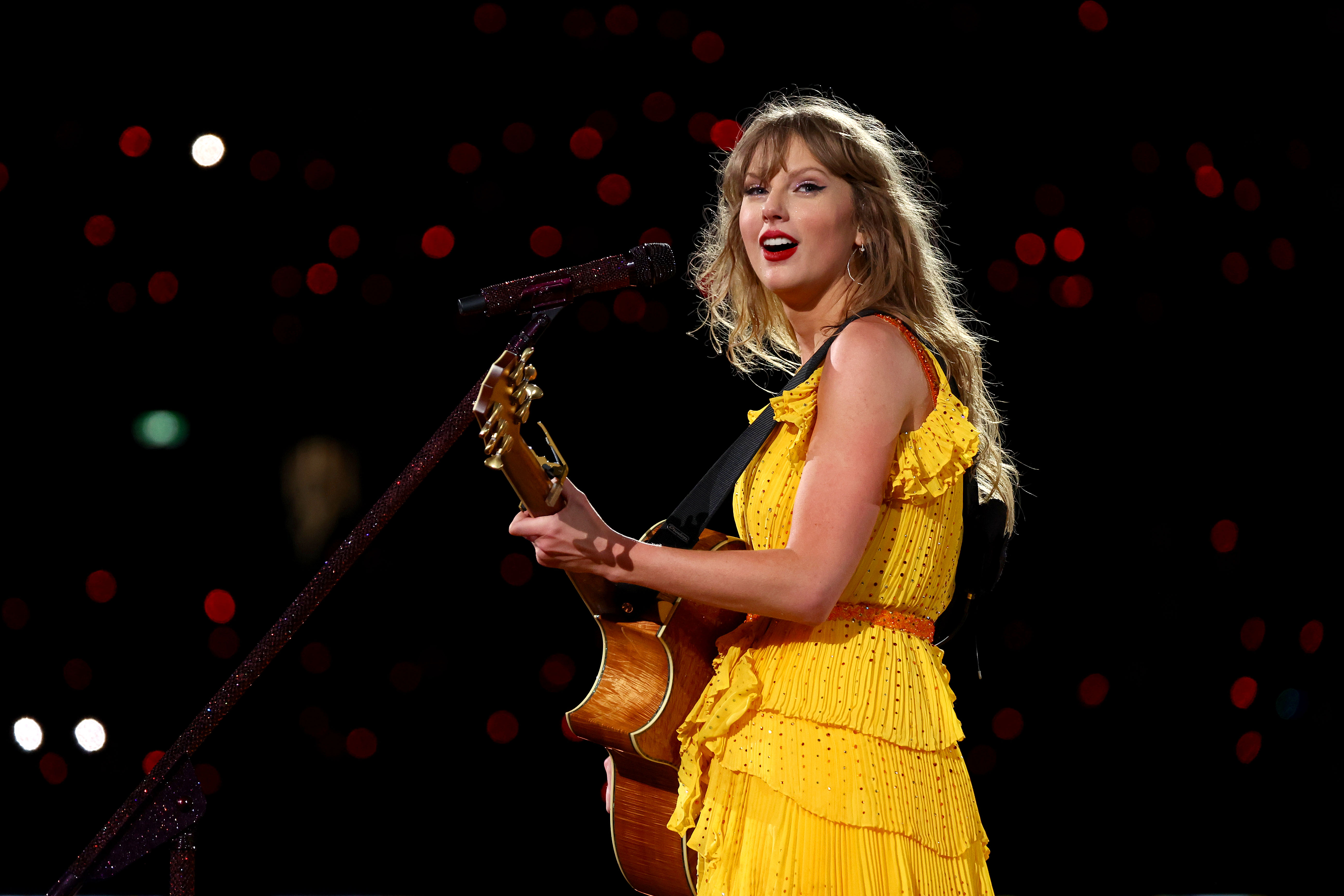 Taylor Swift performs at Melbourne Cricket Ground