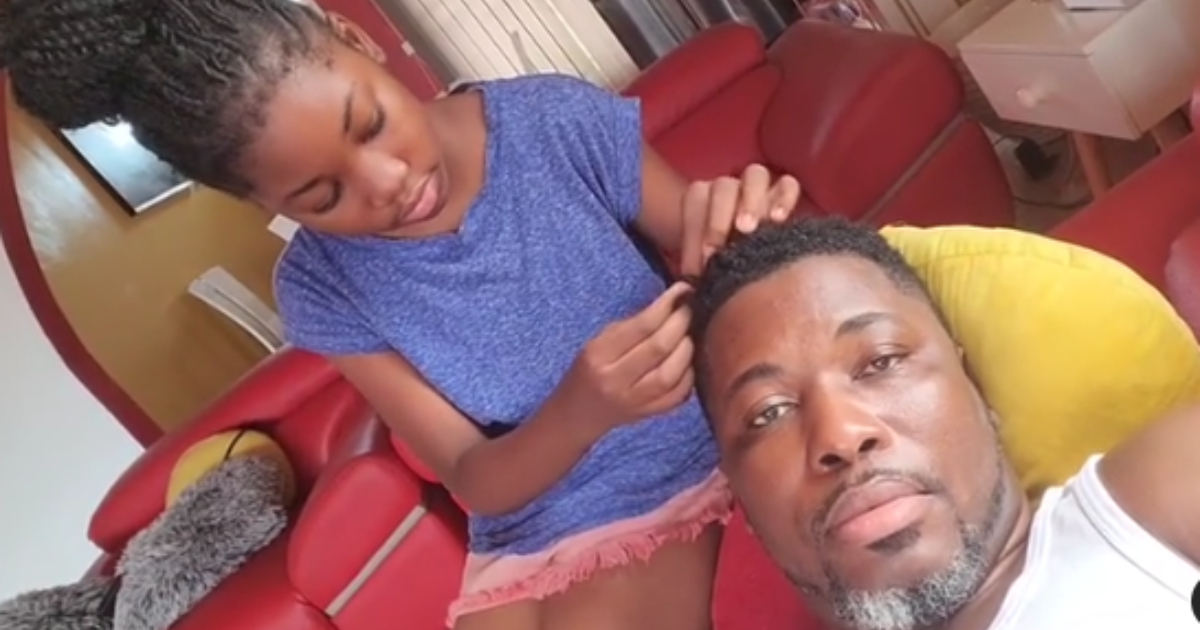 Akua my hairdresser - A Plus drops first-ever video bonding with his beautiful daughter