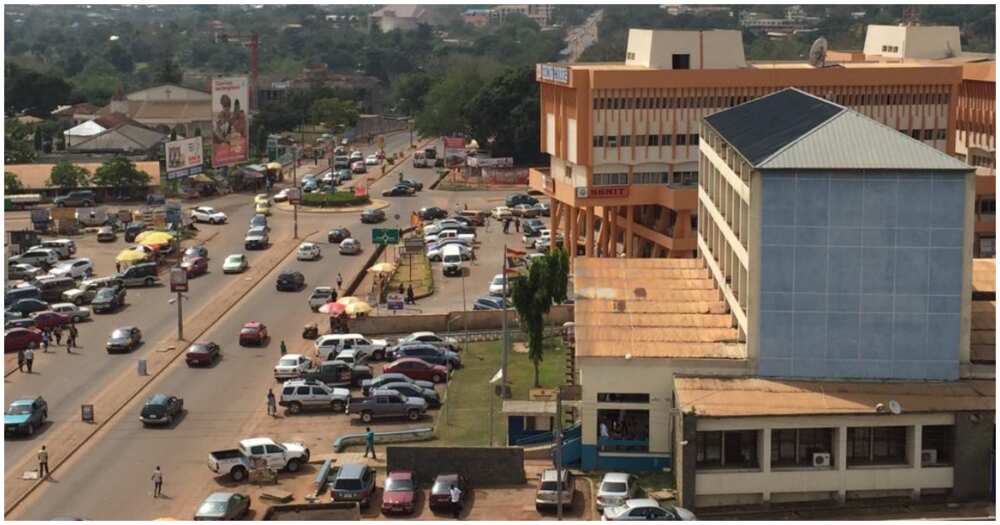 A beautiful picture of Sunyani showing how clean it is