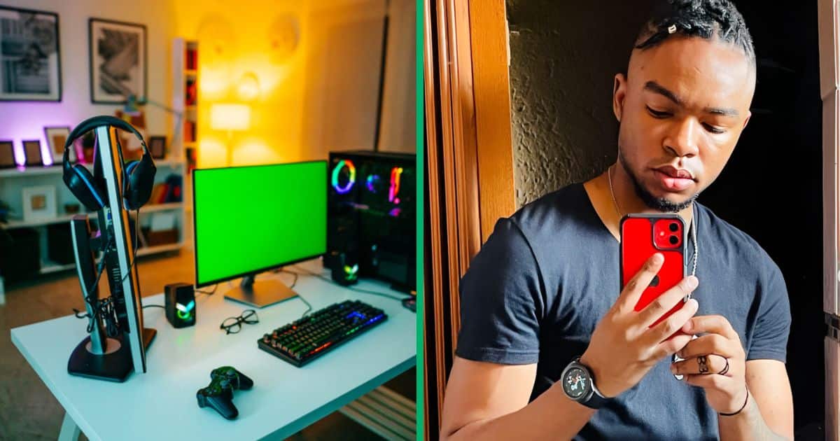 Man shows off booze stash and gaming setup, leaves netizens in awe