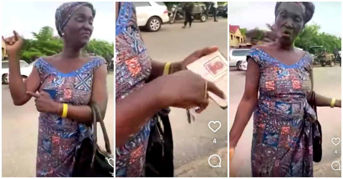 Photo of woman who ended up poor after working at Tema Port for years