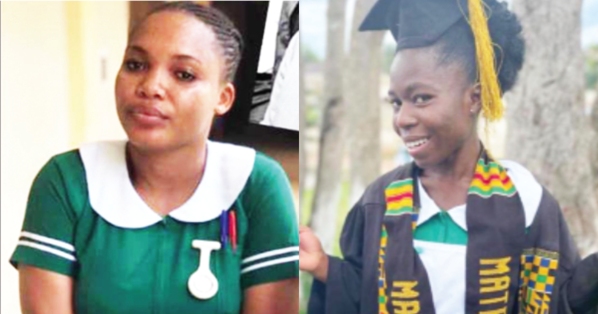 2 pretty Ghanaian nursing trainees die in Pragya-Grader collision; emotional details pop up