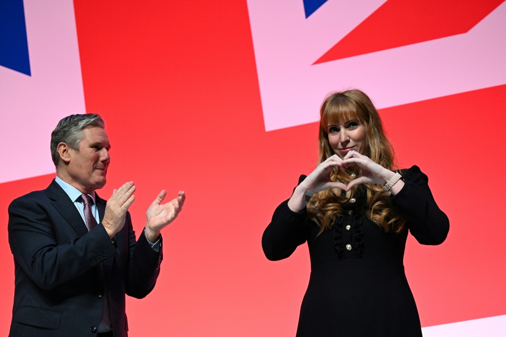 Starmer and his deputy Angela Rayner are leading a party well ahead in the polls