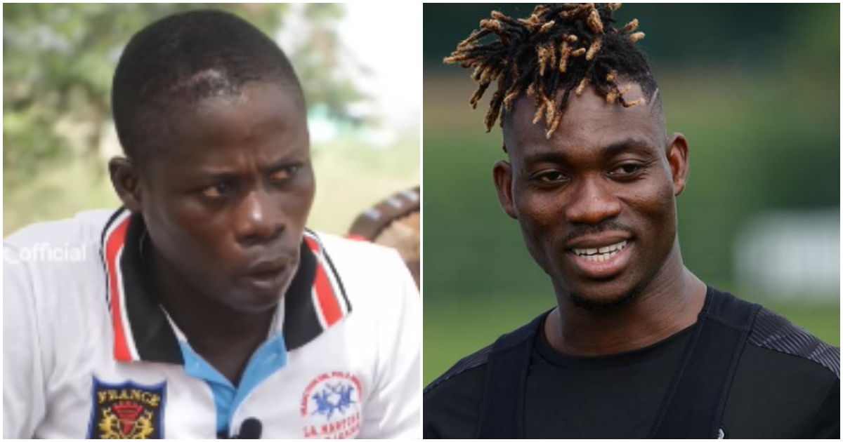 Photos of grateful prisoner and Ghanaian footballer Christian Atsu.