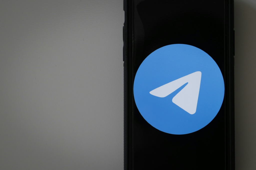 Companies like Telegram, whose logo is pictured here on a smartphone, and Google say their business is threatened by a new bill in Brazil aimed at regulating disinformation online