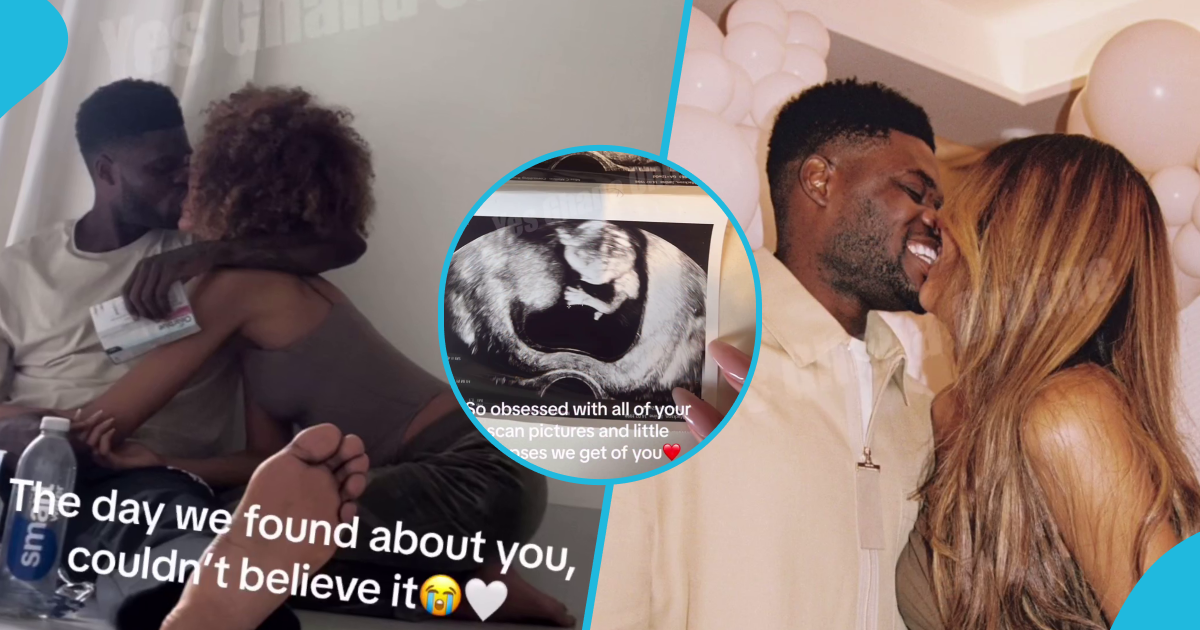 Thomas Partey's lover documents pregnant journey, adorable video melts many hearts