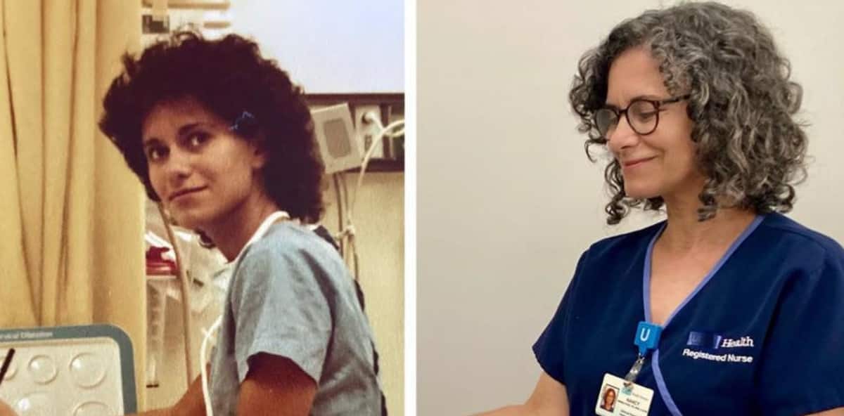 67-Year-Old Nurse Shares Stunning Photos of When She Started Her Career and Retired, Many Can't Stop Drooling