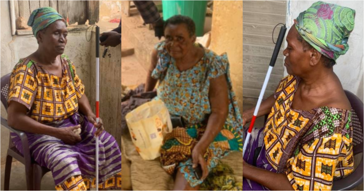 Kind man shares story of 75-year-old visually impaired woman and her amputee sister; appeals for help