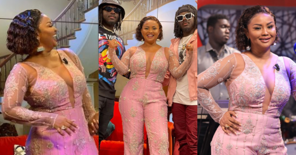 Nana Ama McBrown causes stir with revealing dress on United Showbiz (Photos) break the internet