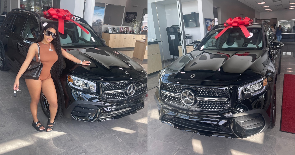 Lady says she got Herself new 2021 Model of Expensive Mercedes Benz GLA 450; Stirs Reactions