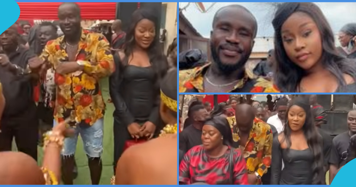 Dr Likee and other Kumawood stars mourn with Efia Odo at uncle's one-week celebration