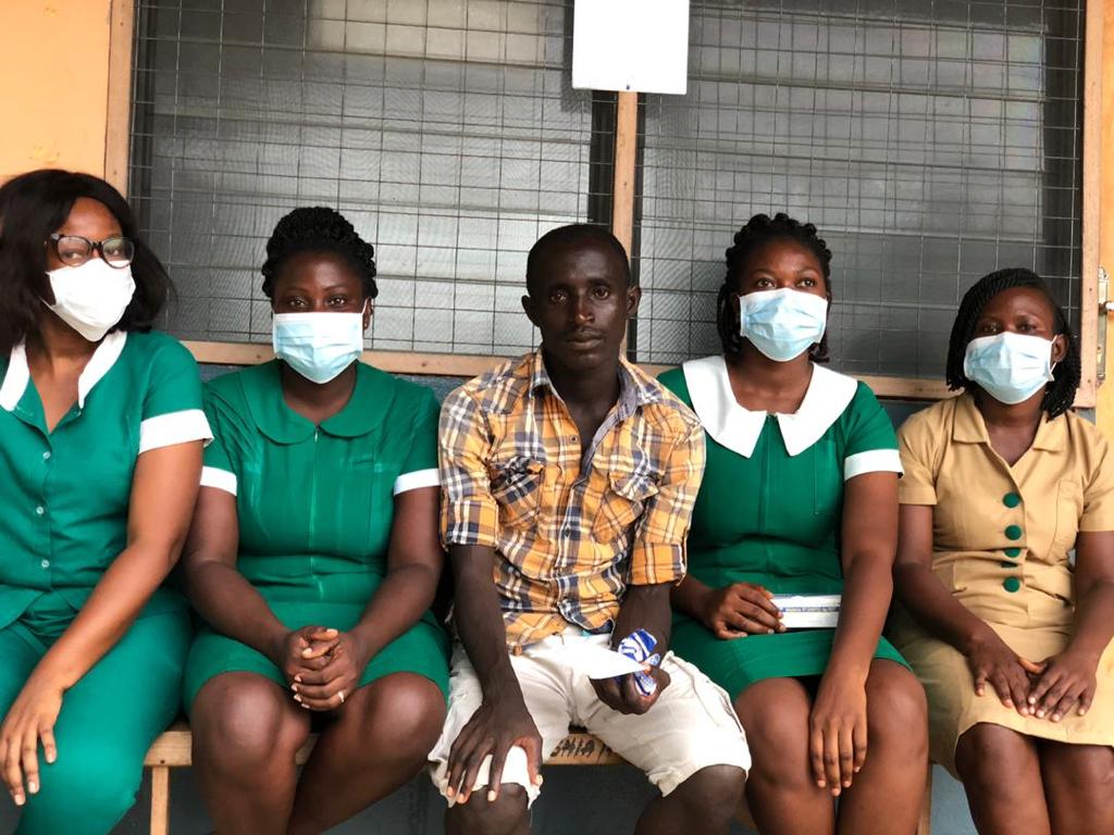 More photos of the mentally-ill man who was transformed by the kind Ghanaian nurse pop up