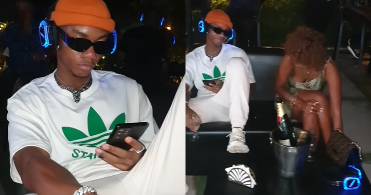 Kidi Spotted in Video with Beautiful lady at Mr Drew's Party; fans say she is his Girlfriend