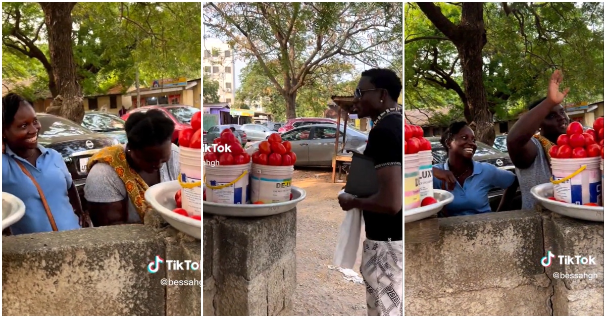 Michael Blackson: Generous Comedian Buys Out Tomato Sellers; Tells Them To Go Home And Rest
