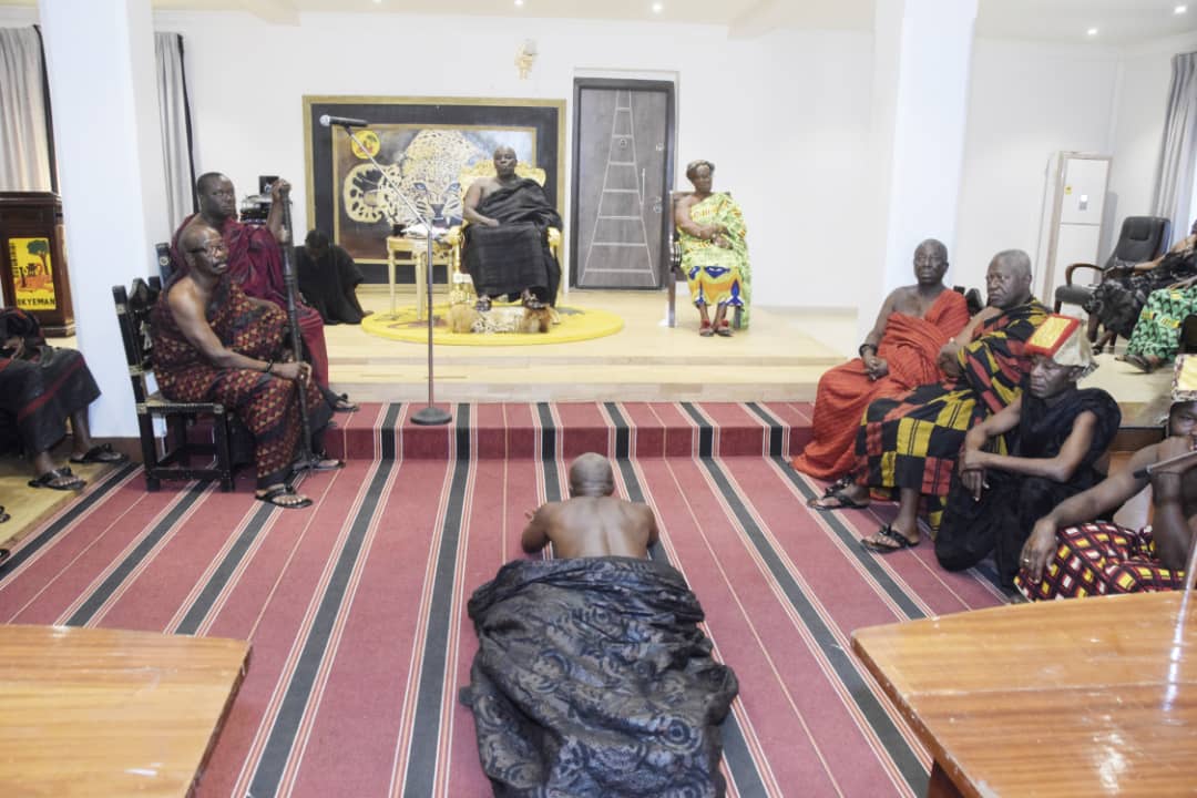 Nana Darkwa was destooled after a series of proceedings at the Akyem Abuakwa Traditional Council.