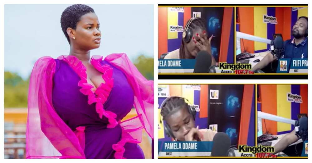 Pamela Watara weeps as she recounts how she her 3-month-old baby died