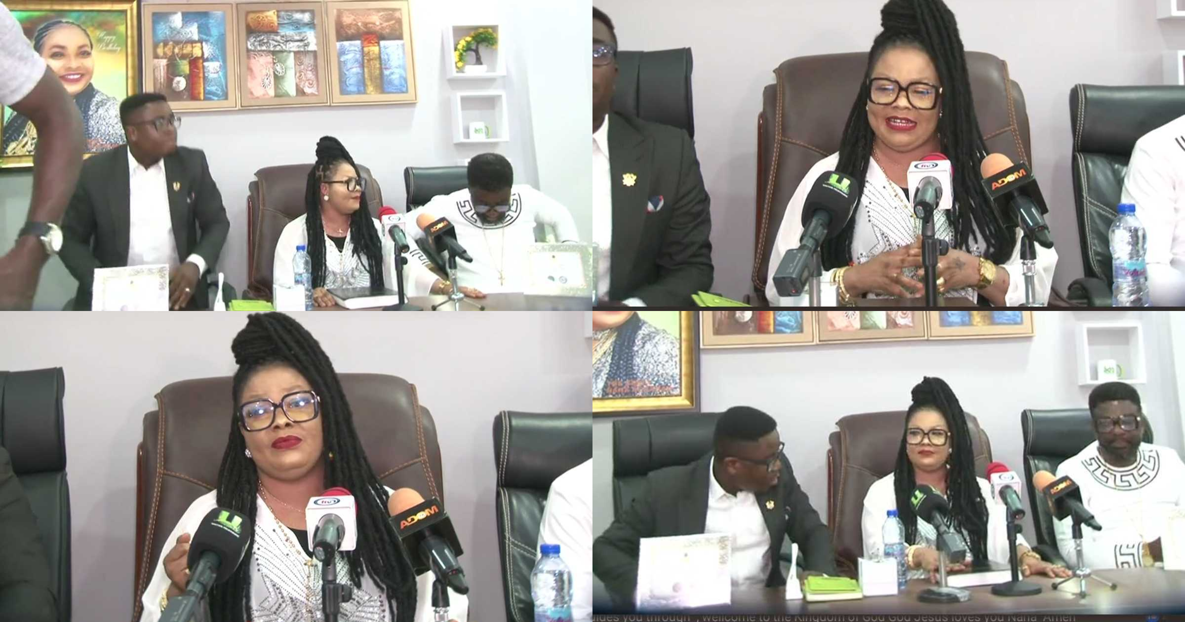 Nana Agradaa 'Copies' Akuapem Poloo; Holds Press Conference After Being Freed (Video)