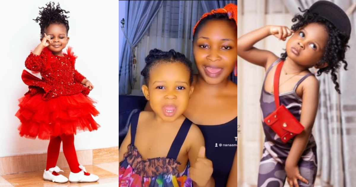 Strongman’s 2-year-old Daughter Simona Amazes fans With Video Singing Daddy Lumba’s Song Word for Word