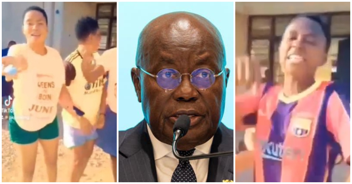 Chiana SHS students were captured in a viral video insulting the president.