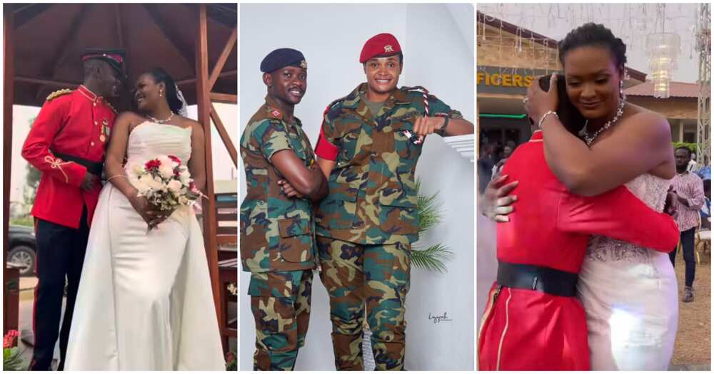 Ghanaian Bride Captain Telfer Looks Stunning In A Sleeveless White Gown With Long Train For Her Lavish Wedding