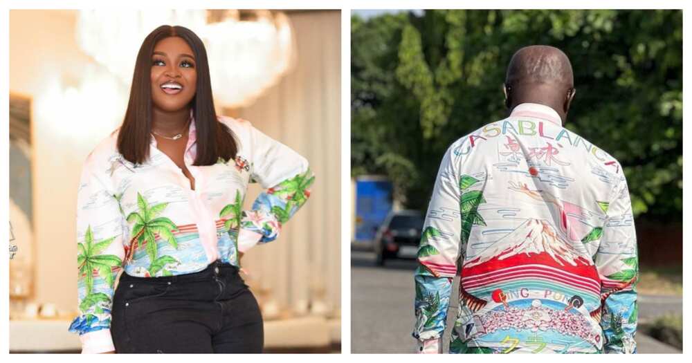 Celebrity Styles: Osebo The Zara Man Channels Jackie Appiah As He Rocks Casablanca Shirt In New Photos