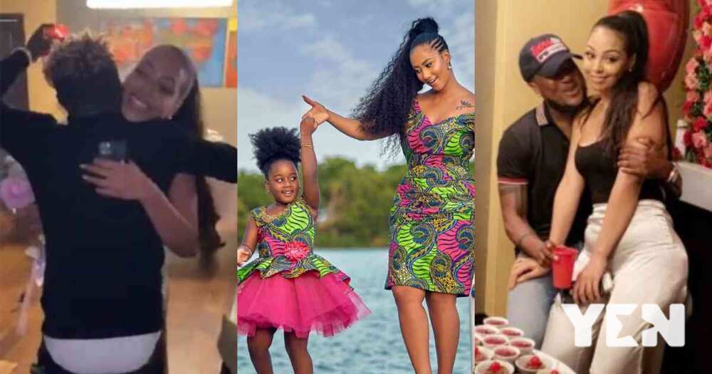 Hajia4reall's baby daddy holds plush birthday party for new girlfriend; Shatta Wale in attendance (Video)