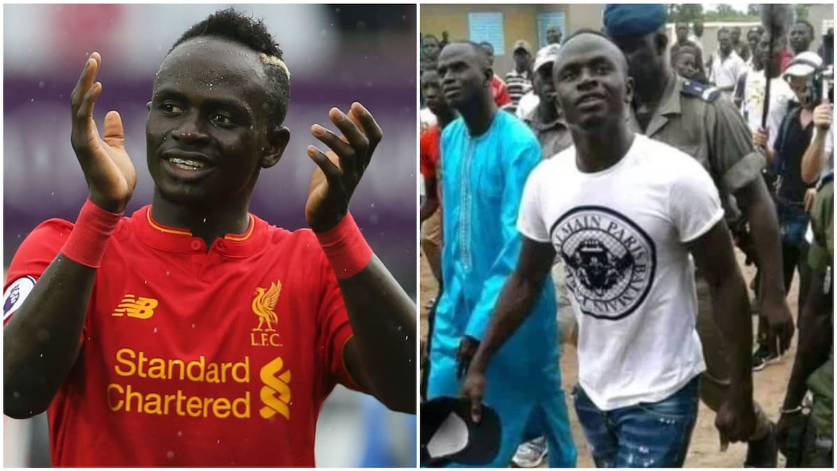 Sadio Mane has always given back to his community as he executes humanitarian projects. Photo credit: Liverpool news and Mvslimfeed