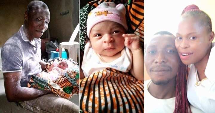 Nigerian dad welcomes baby girl after 13 years