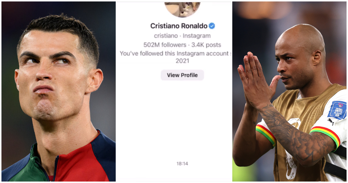 Ghanaian man pained by Ronaldo's penalty sends voice note to footballer on IG, hilarious audio causes stir