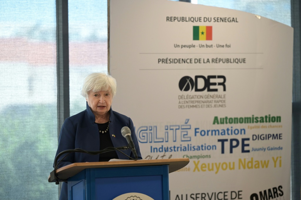 US Treasury Secretary Janet Yellen touted the fruits of a new 'mutually beneficial' economic strategy towards Africa
