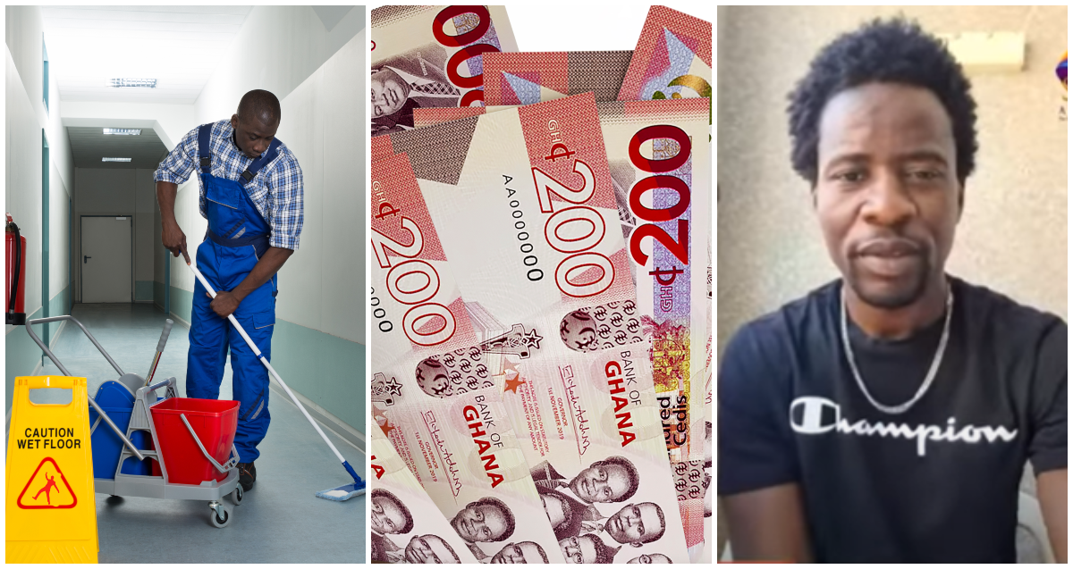"I'm a cleaner abroad but my salary is GH₵12k per month" - Spain-based GH man