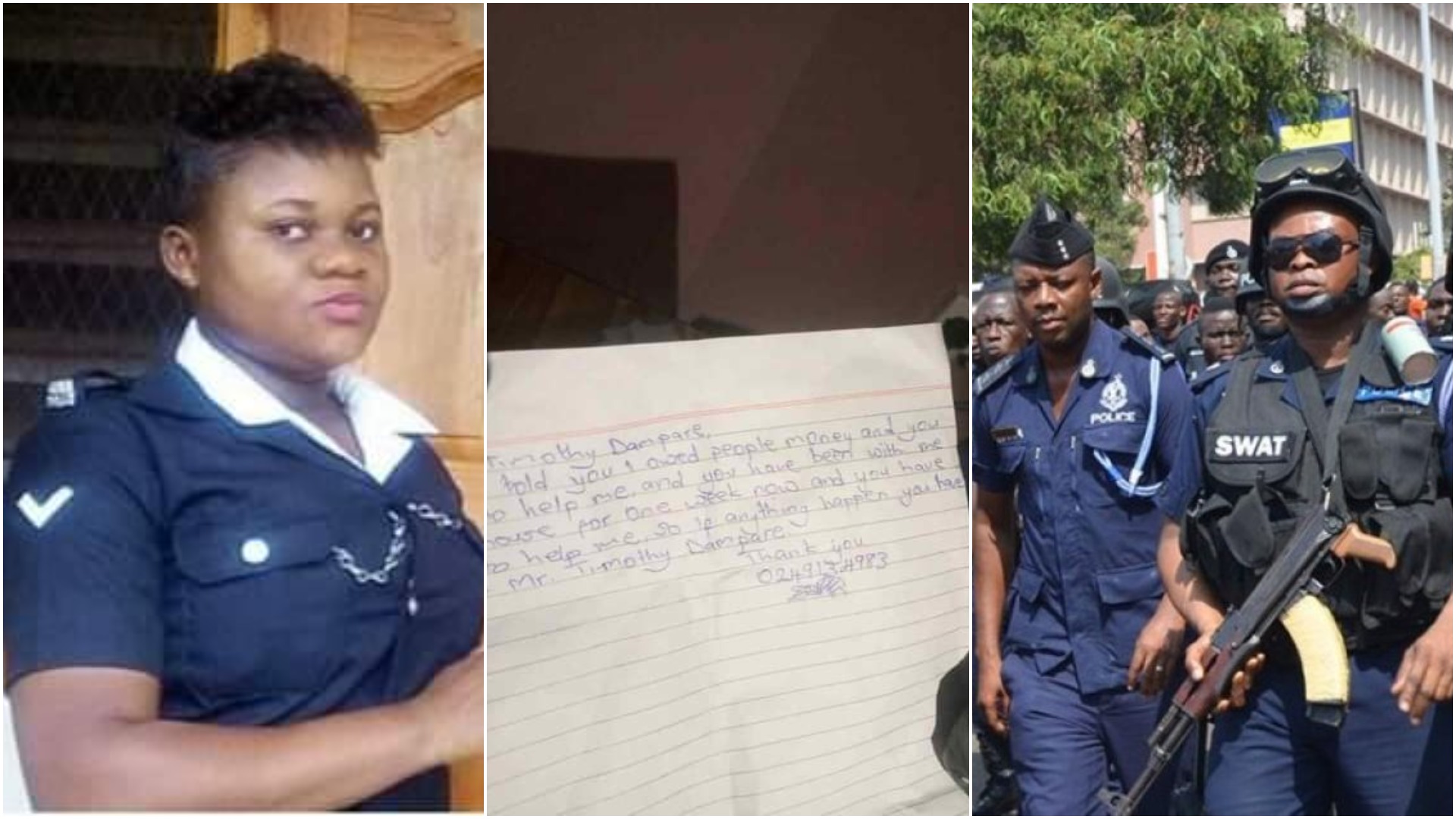 Policewoman dead in hotel: Police arrests Timothy Dampare