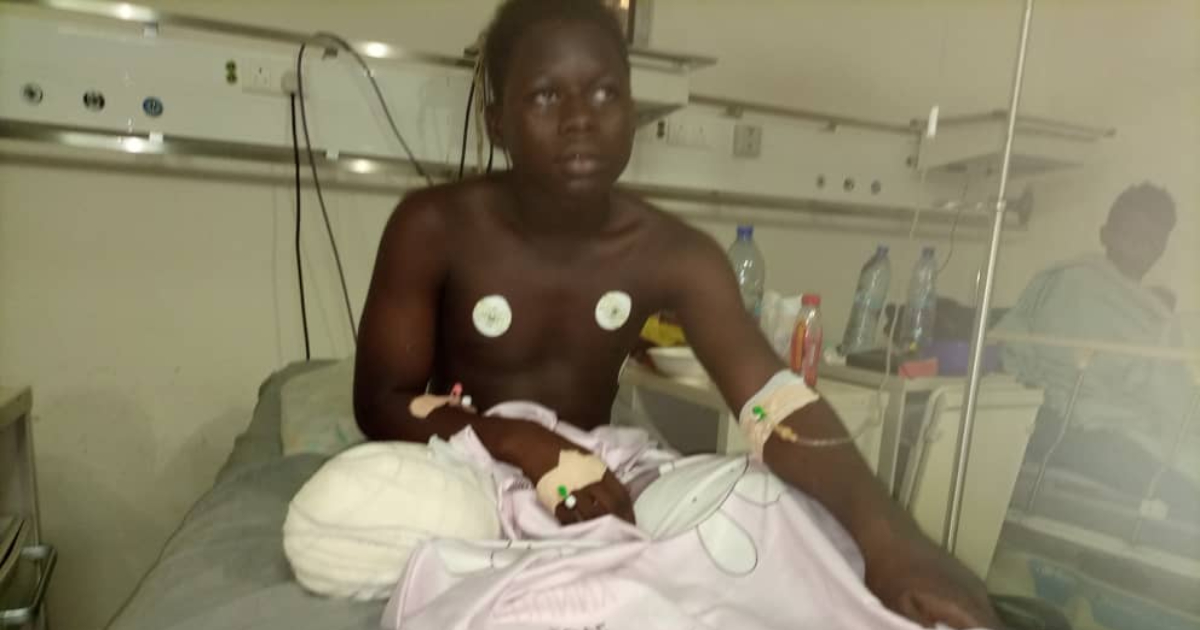 16-year old Awal Misbawu gets his leg amputated
