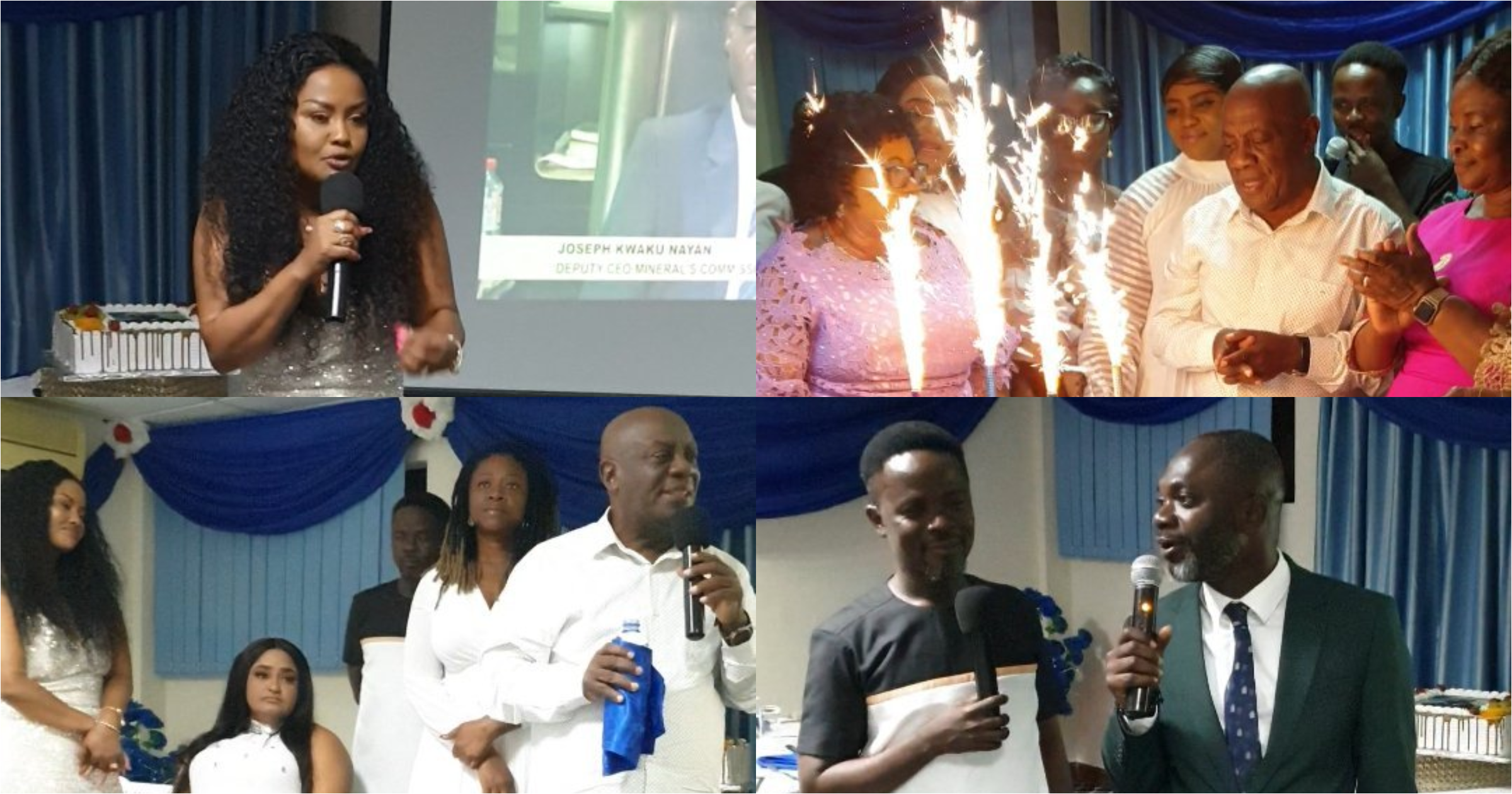 McBrown, Matilda Asare, Portia Boateng and others attend birthday party of S.K. Boafo (videos)