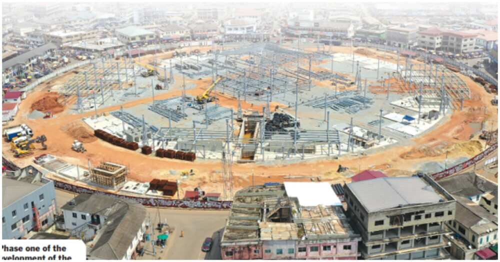 The reconstruction of the Takoradi Market Circle