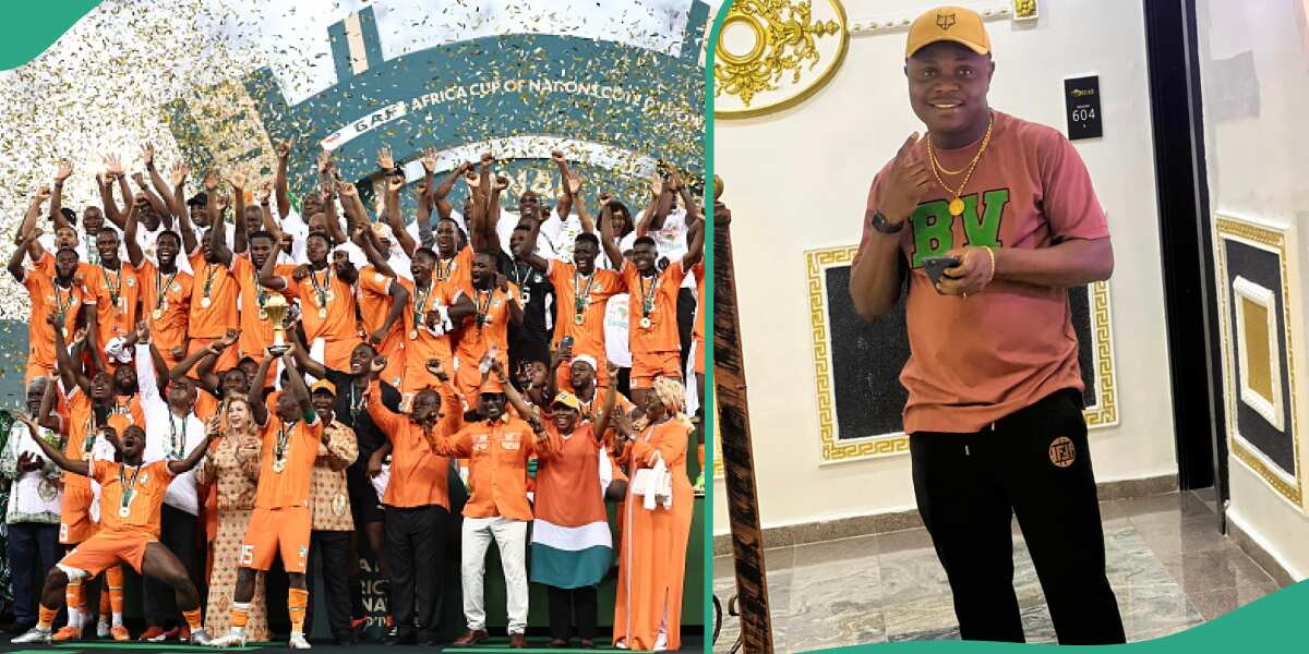 Nigerian man rejoices as he wins GH₵23K after betting against Super Eagles in AFCON final