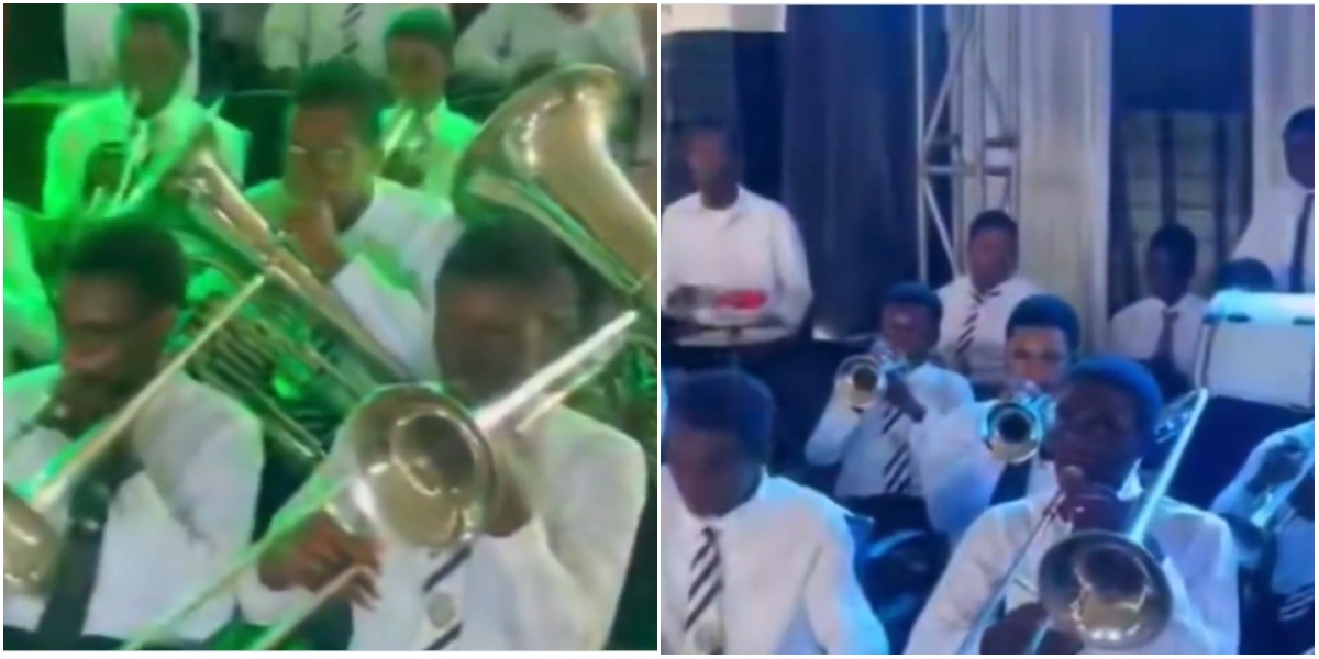 Adisco brass band play Country side