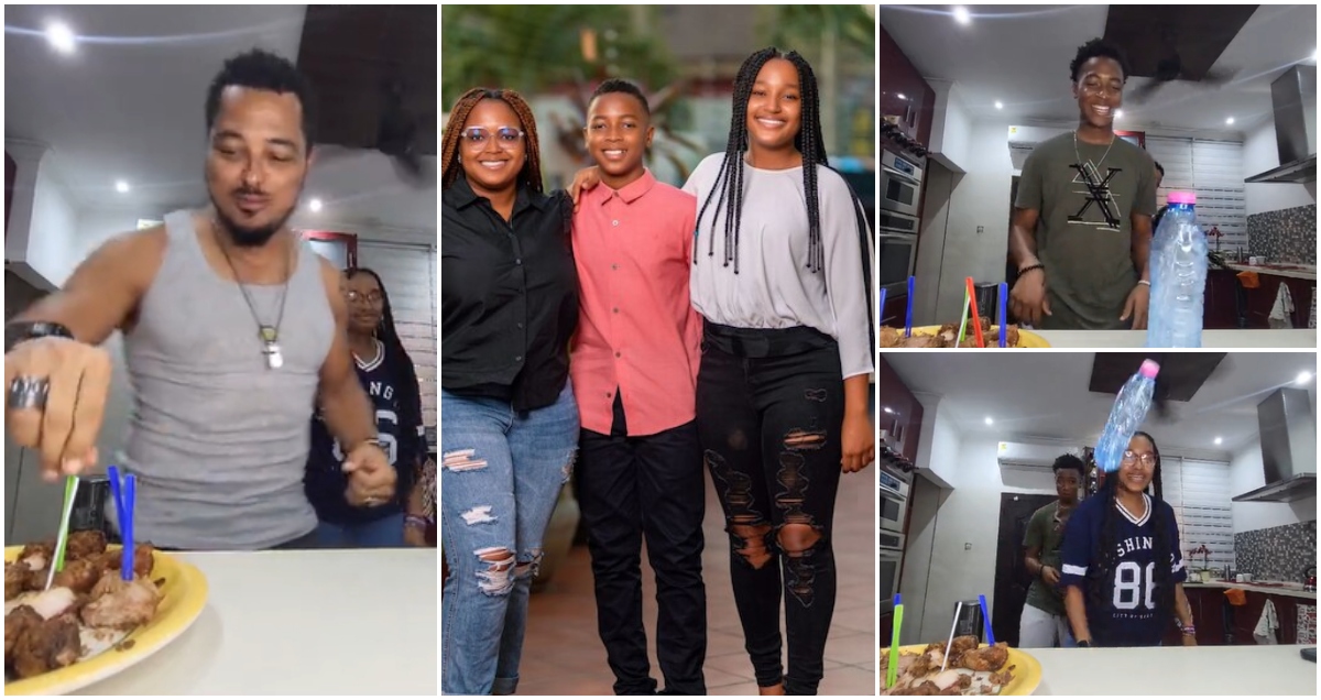 Van Vicker shares rare footage of his adorable son and daughter; plays with them