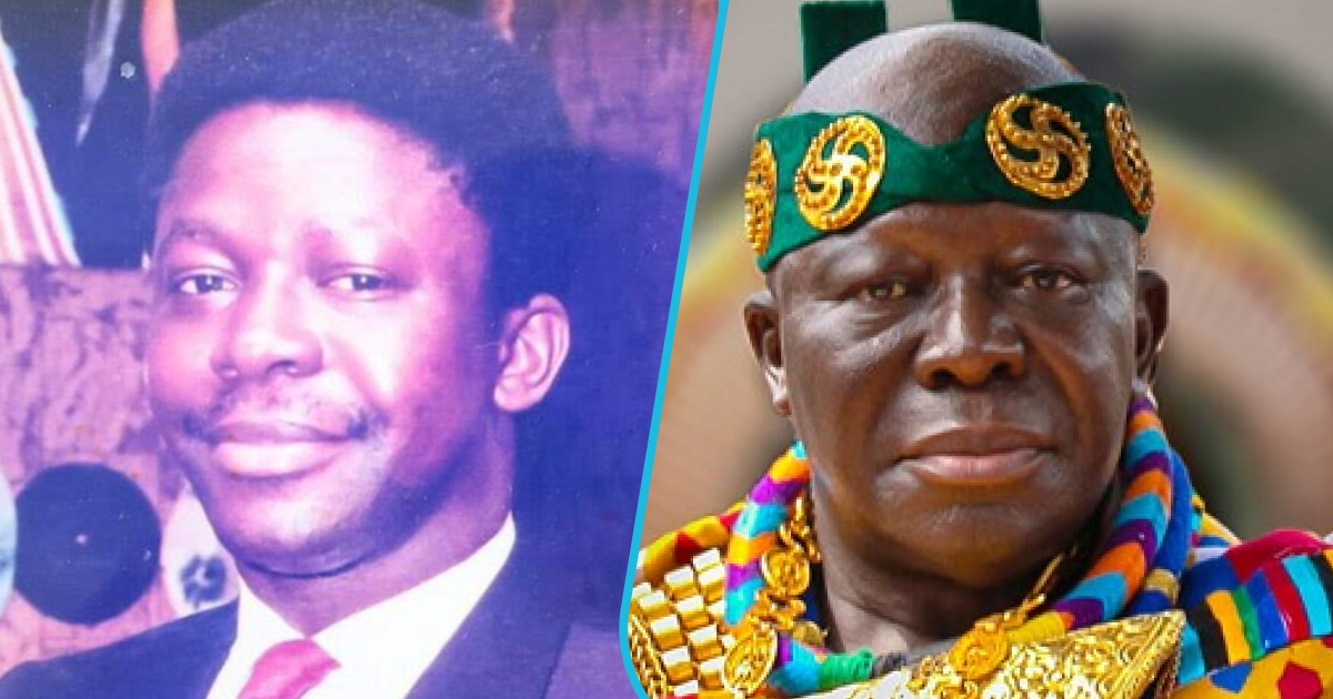Otumfuo: Old and recent pics of Asantehene surface as he marks 25th anniv, peeps excited