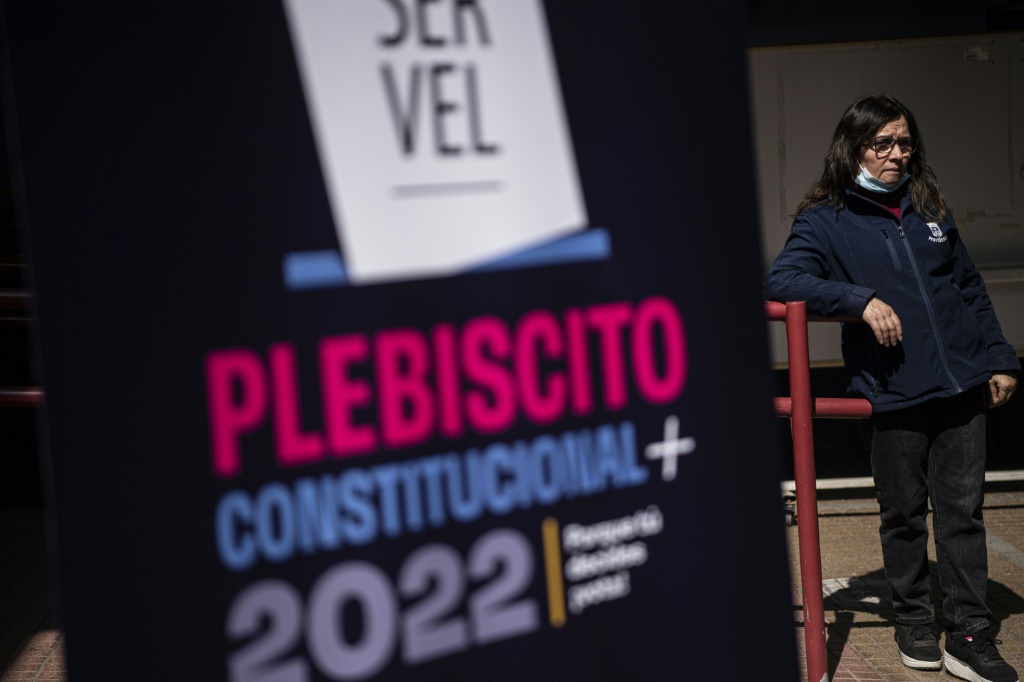 Chile votes Sunday in a plebiscite to decide whether or not to adopt a new constitution developed over the past year