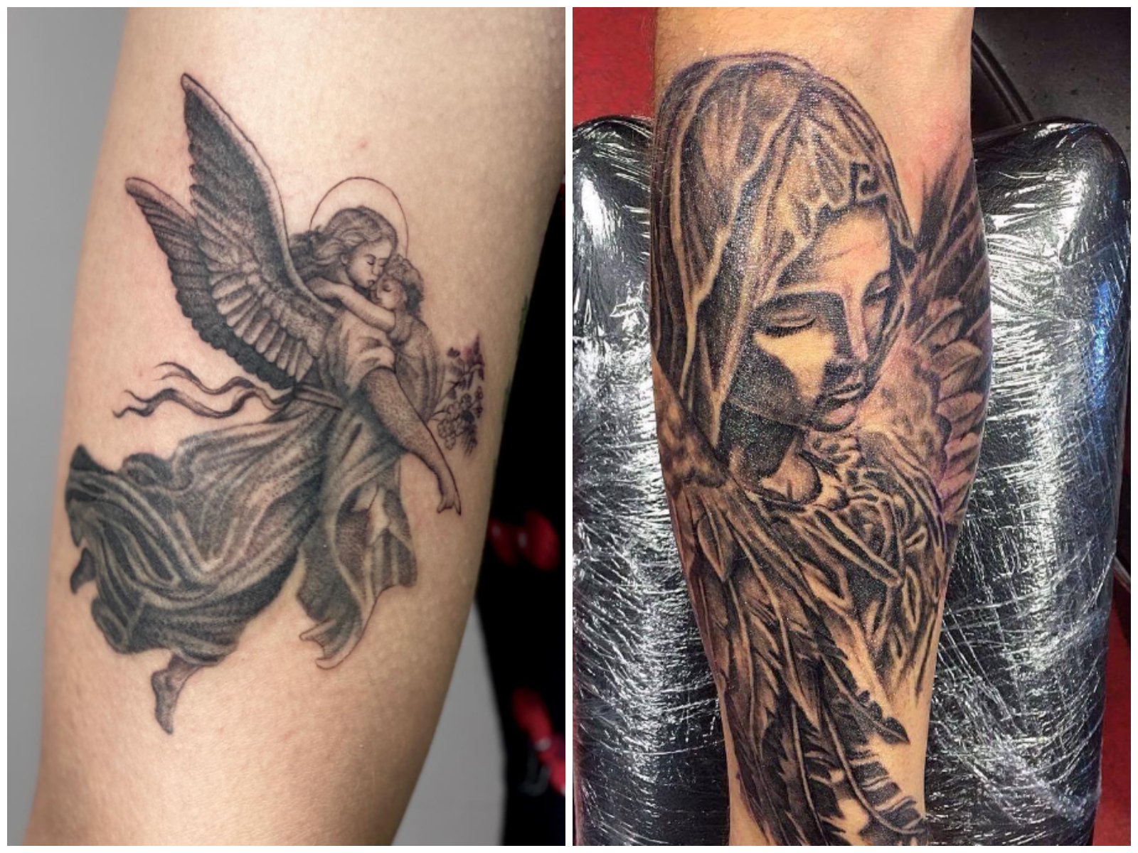 mom and son tattoos
