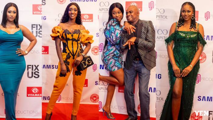 What the favourite stars wore on the red carpet at Yvonne Nelson's Fix Us movie premiere (photos, videos)