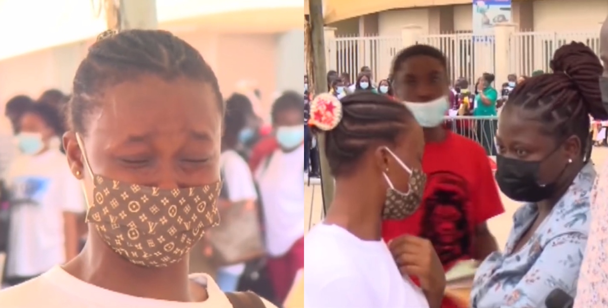 Please I'm begging you - Lady weeps after getting disqualified at immigration over height
