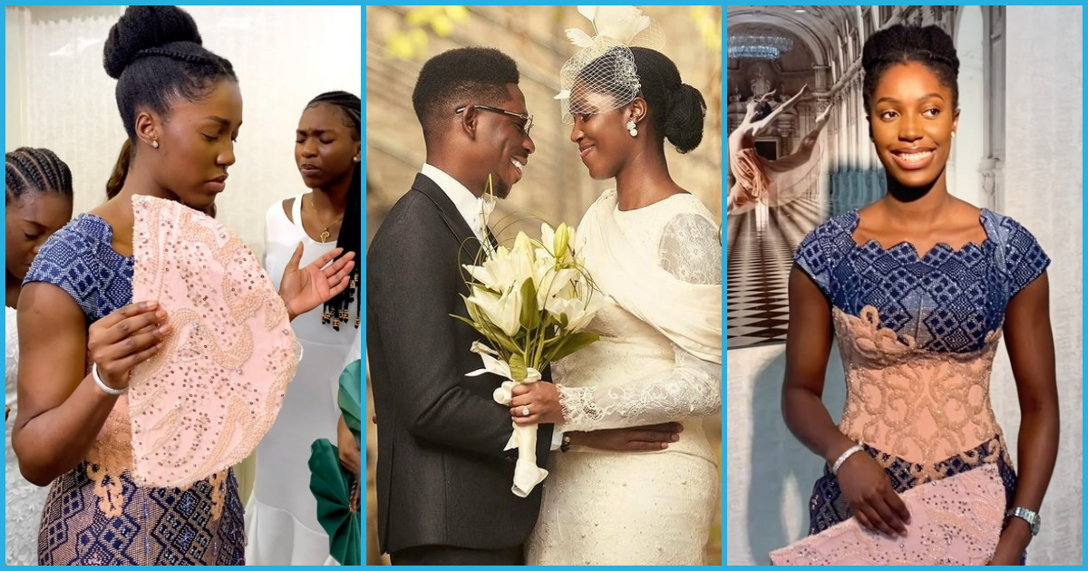 Videos from Moses Bliss' wedding trends as wife goes natural.