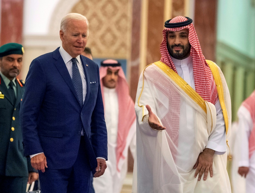 Saudi Arabia's Crown Prince Mohammed bin Salman hosted US President Joe Biden for talks in Jeddah on July 15, 2022