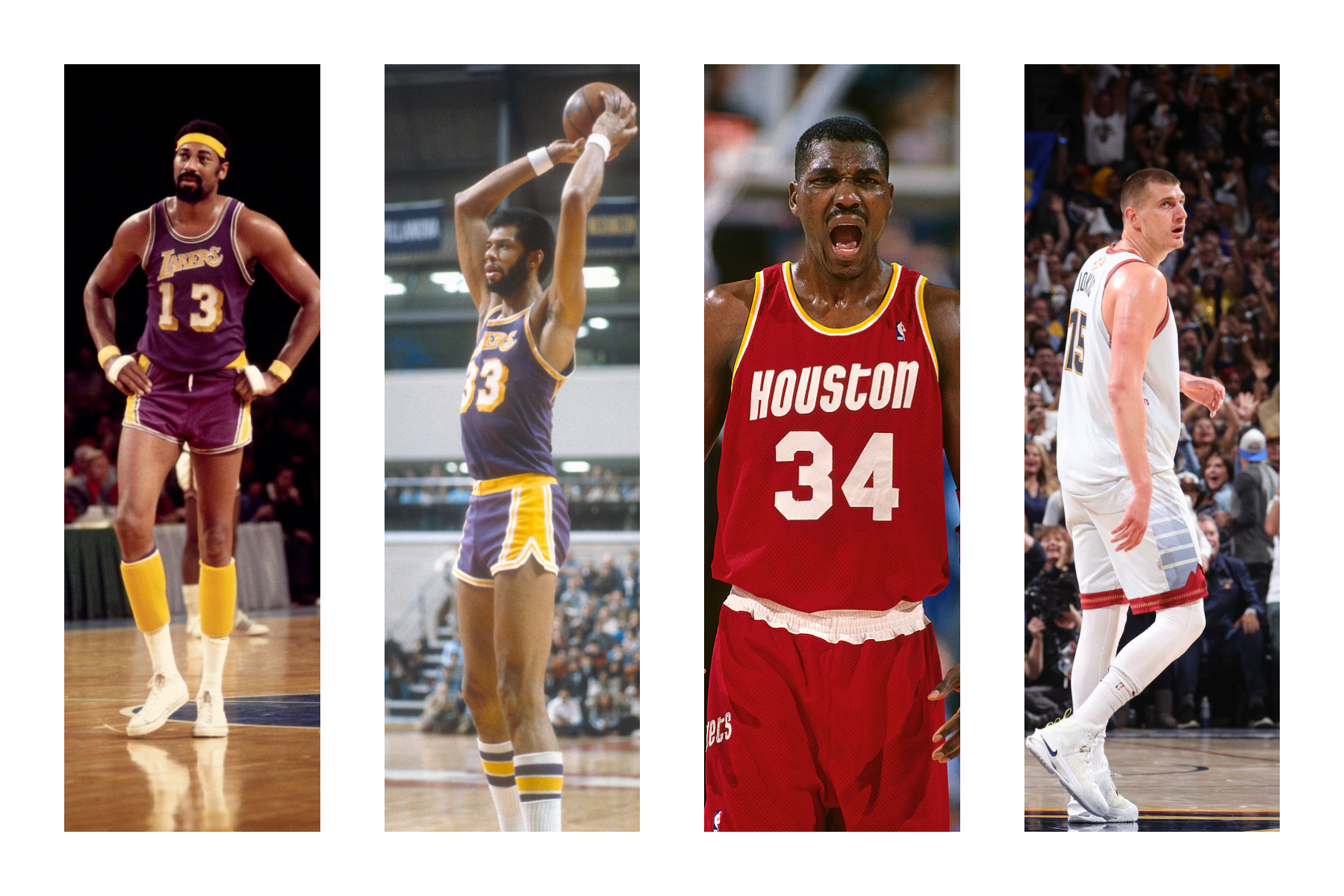 The 10 best centres of all time in the NBA and their respective profiles